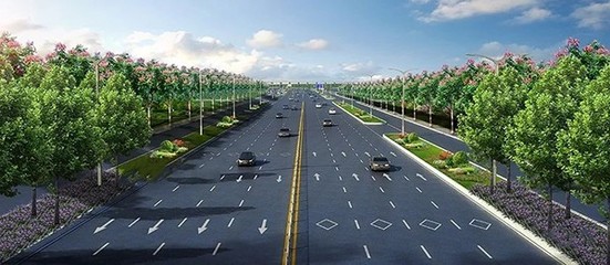 迎賓大道提升改造項目簡述 弱電工程設(shè)計推進，預(yù)計2022年年底全面竣工